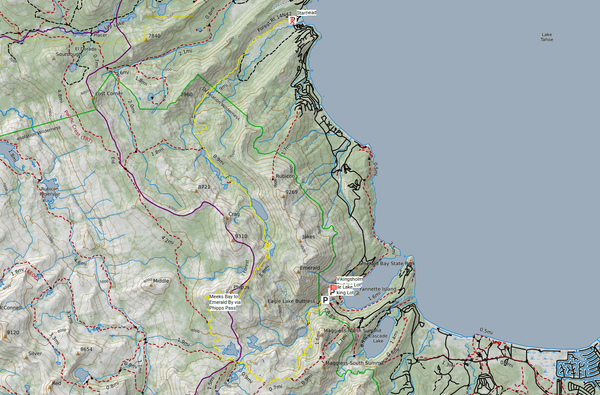 ⛰️ Meeks Bay to Emerald Bay via Phipps Pass